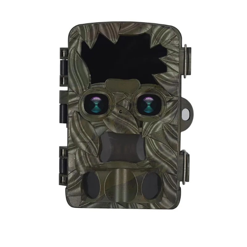 Câmera Dual Lens 20mp Starlight Night Vision Motion Ativado Jogo Hunting Cam