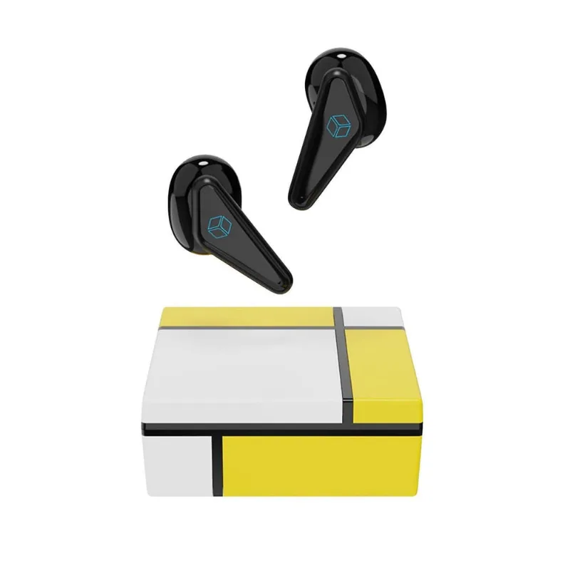 K66 Bluetooth 5.3 fones de ouvido 300 mah caixa de carregamento sem fio fone de ouvido colorido esportes fones de ouvido fones de ouvido com microfone