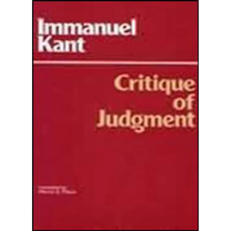 CRITIQUE OF JUDGMENT