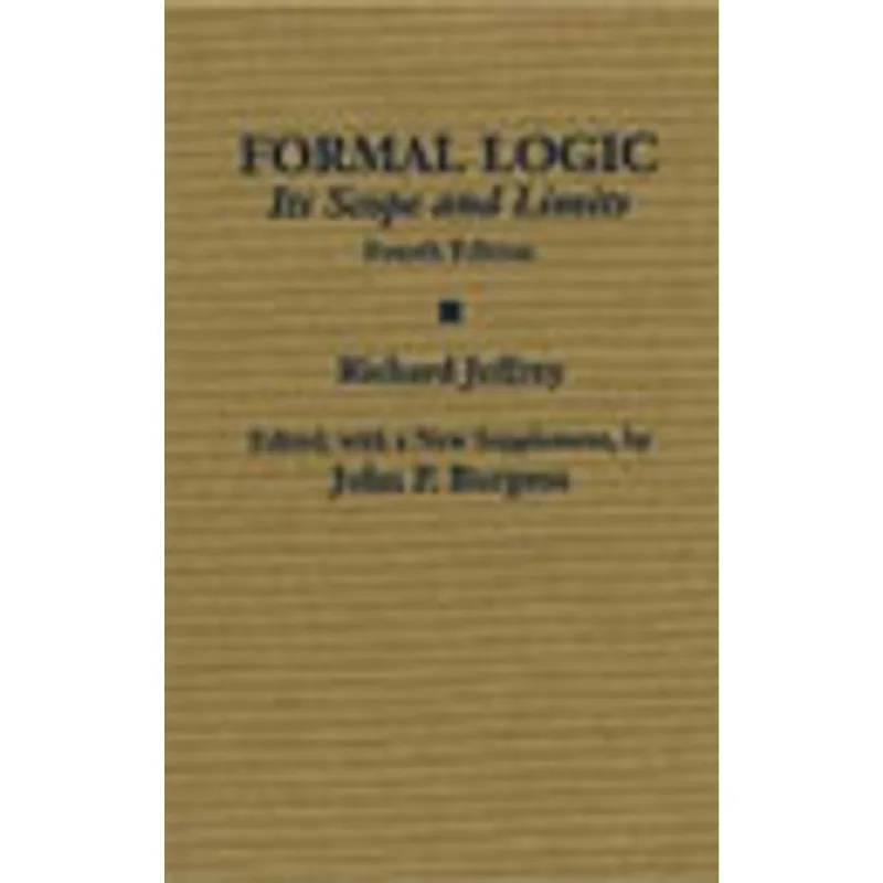 FORMAL LOGIC - ITS SCOPE AND LIMITS
