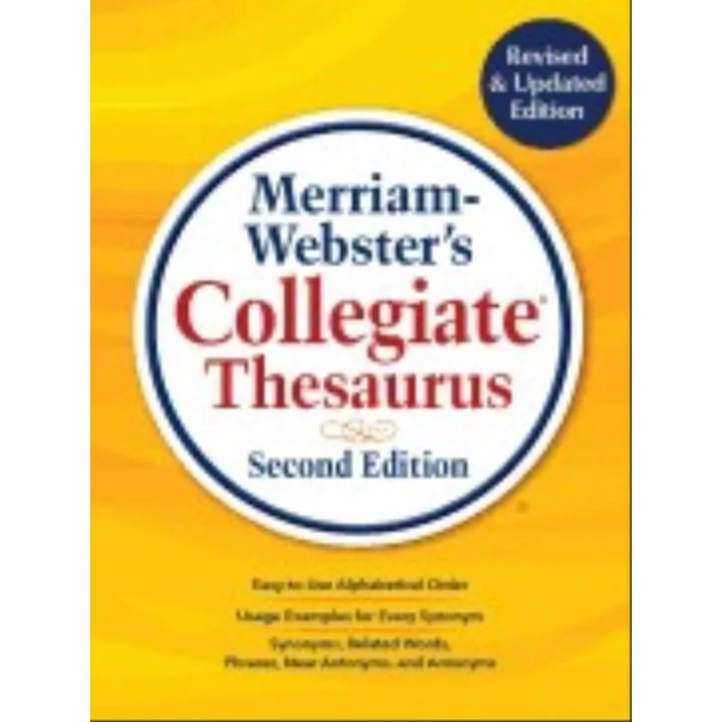 MERRIAM-WEBSTER'S COLLEGIATE THESAURUS - SECOND EDITION