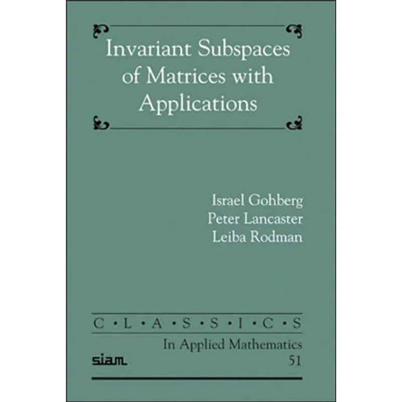 INVARIANT SUBSPACES OF MATRICES WITH APPLICATIONS