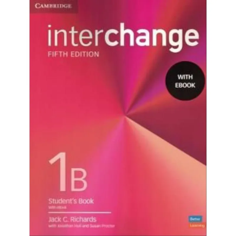 INTERCHANGE 1B - STUDENT’S BOOK WITH EBOOK - FIFTH EDITION