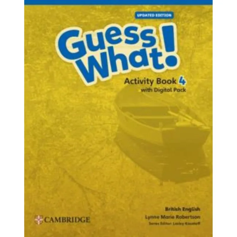 Guess What! 4 Activity Book With Digital Pack Updated - British - 1st Ed