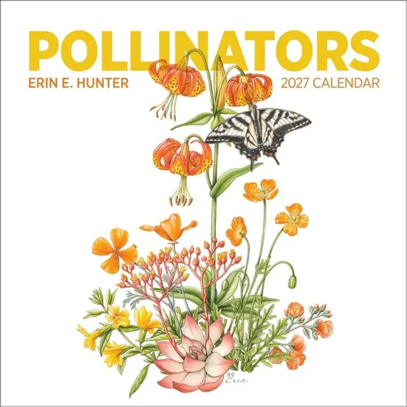 2027 - ERIN E. HUNTER - POLLINATORS WALL CALENDAR