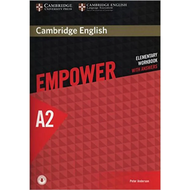 CAMBRIDGE ENGLISH EMPOWER - ELEMENTARY A2 - WORKBOOK WITH ANSWERS WITH DOWNLOADABLE AUDIO