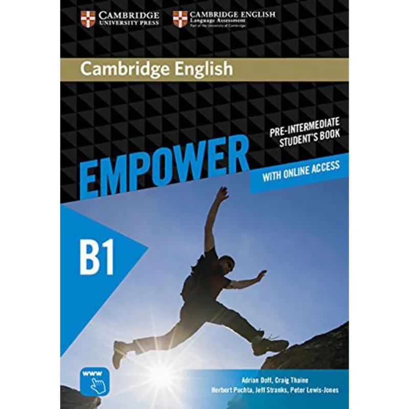 CAMBRIDGE ENGLISH EMPOWER - PRE-INTERMEDIATE B1- STUDENT'S BOOK WITH ONLINE ASSESSMENT