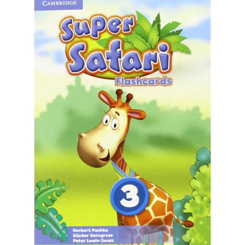 SUPER SAFARI 3 - FLASHCARDS - PACK OF 78 - BRITISH ENGLISH