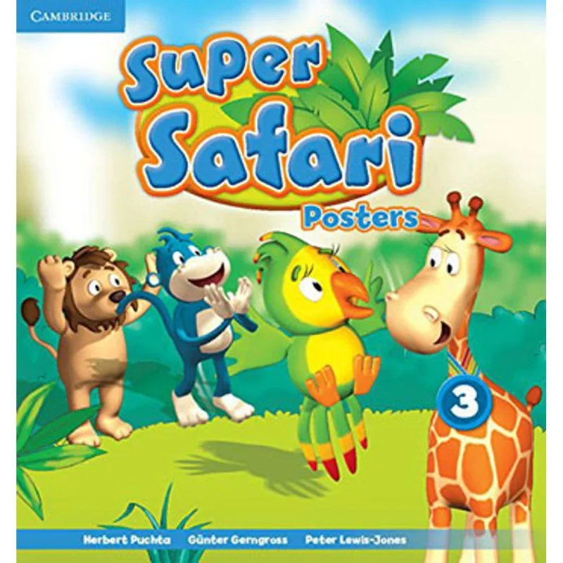 SUPER SAFARI 3 - POSTERS - BRITISH ENGLISH