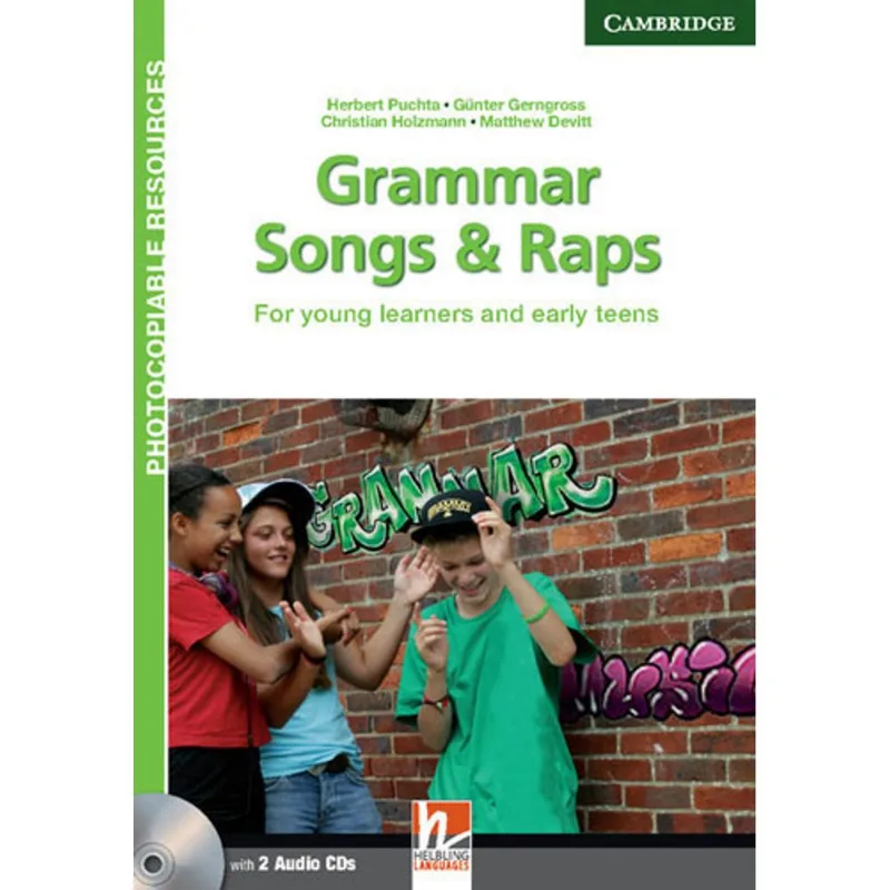 GRAMMAR SONGS AND RAPS - TEACHER'S BOOK WITH CDS