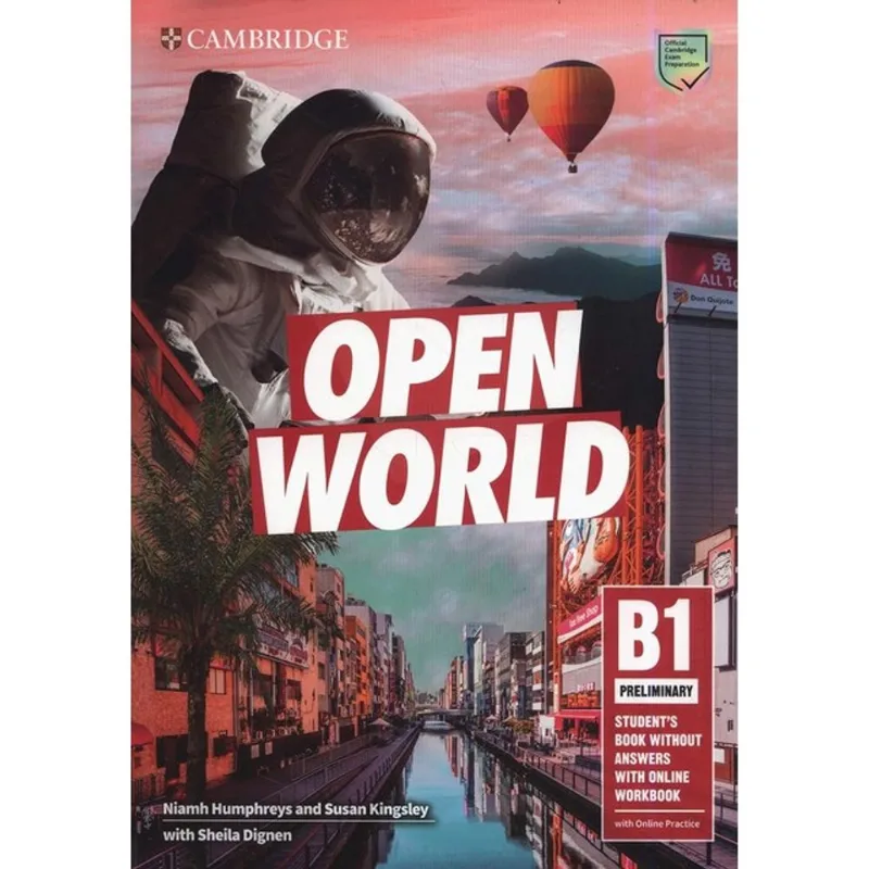 OPEN WORLD B1 - PRELIMINARY - STUDENT'S BOOK WITHOUT ANSWERS WITH ONLINE WORKBOOK
