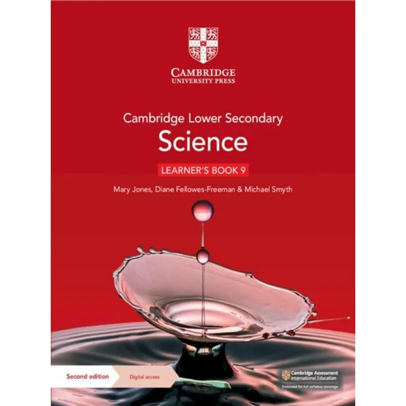 CAMBRIDGE LOWER SECONDARY SCIENCE 9 - LEARNER´S BOOK WITH DIGITAL ACCESS