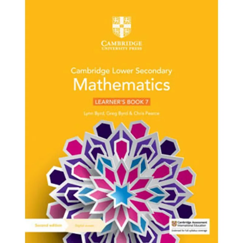 CAMBRIDGE LOWER SECONDARY MATHEMATICS LEARNER'S BOOK 7 WITH DIGITAL ACCESS