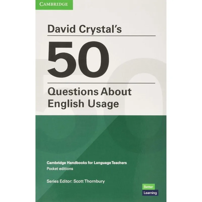 DAVID CRYSTAL'S 50 QUESTIONS ABOUT ENGLISH USAGE - POCKET EDITIONS