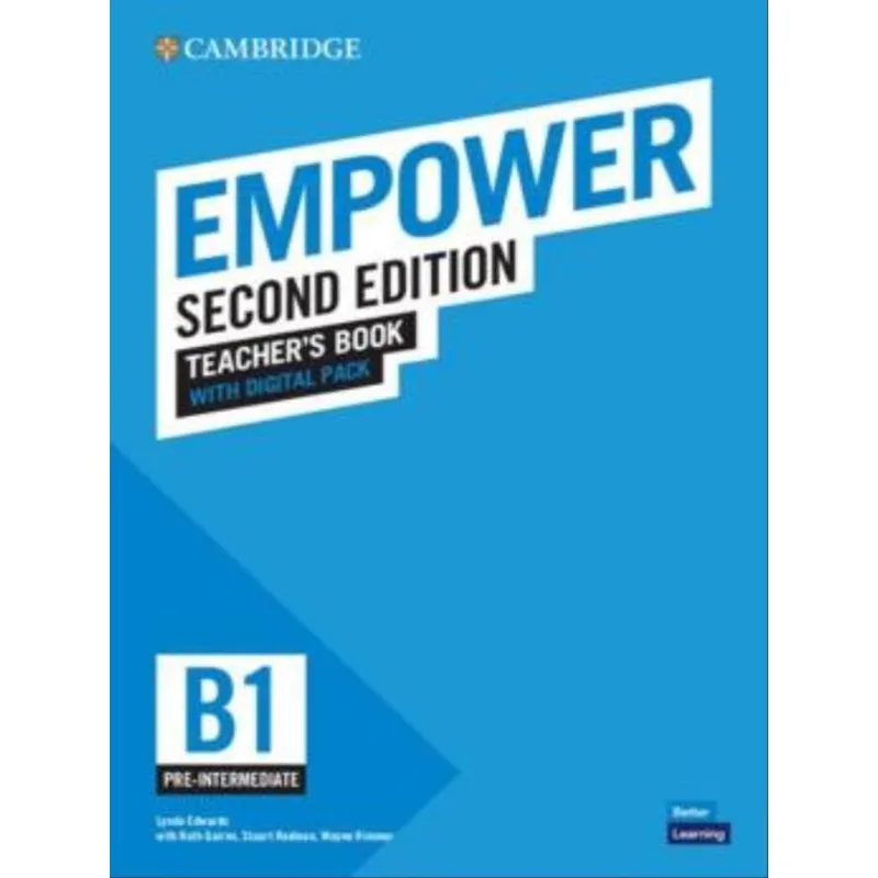 EMPOWER PRE INTERMEDIATE B1 TEACHER'S BOOK WITH DIGITAL PACK - SECOND EDITION