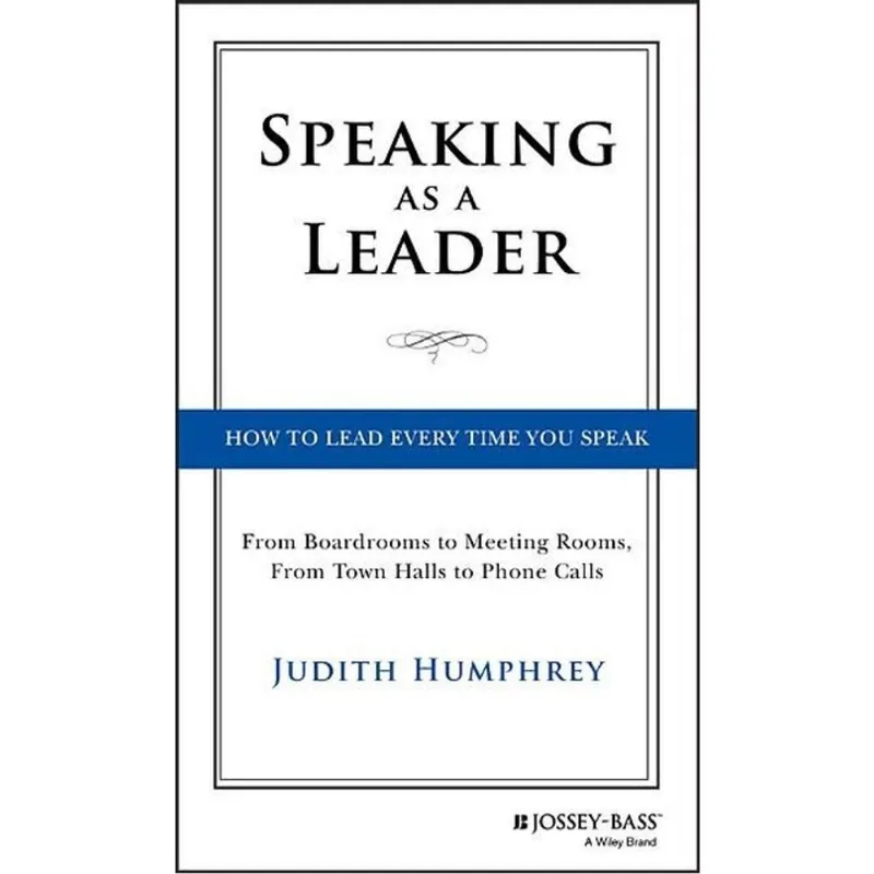 SPEAKING AS A LEADER