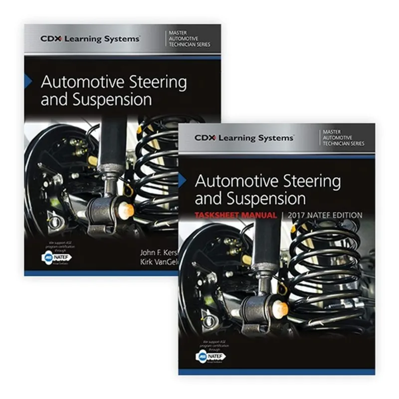 AUTOMOTIVE STEERING AND SUSPENSION AND ACCOMPANYING TASKSHEETS