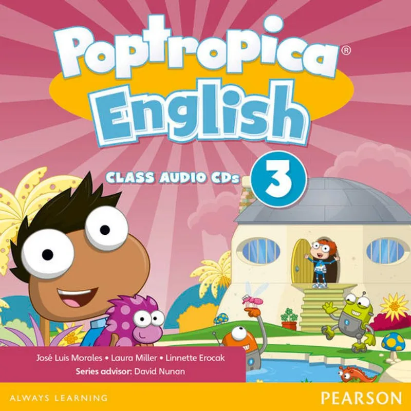 POPTROPICA ENGLISH AMERICAN EDITION 3 AUDIO CD