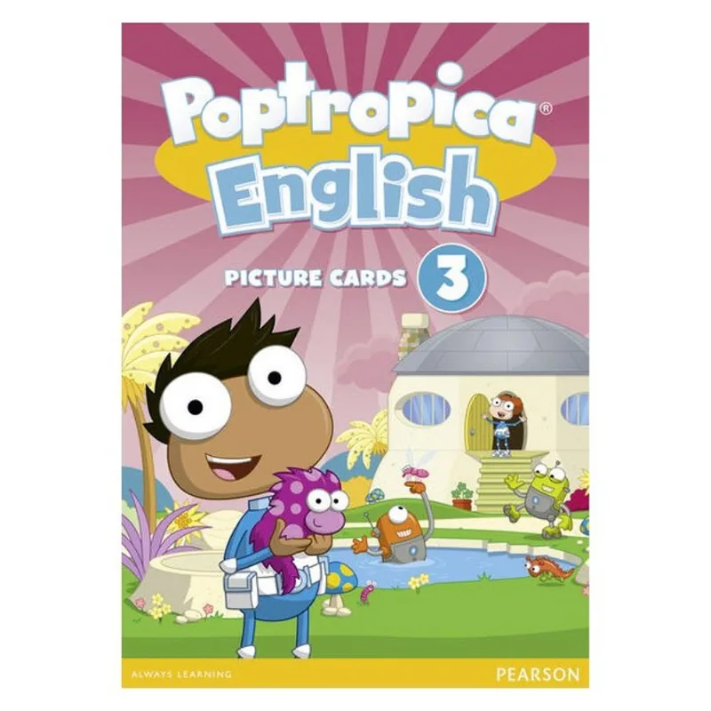 POPTROPICA ENGLISH (AMERICAN) 3 PICTURE CARDS