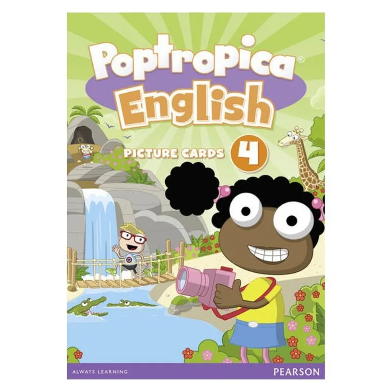 POPTROPICA ENGLISH (AMERICAN) 4 PICTURE CARDS
