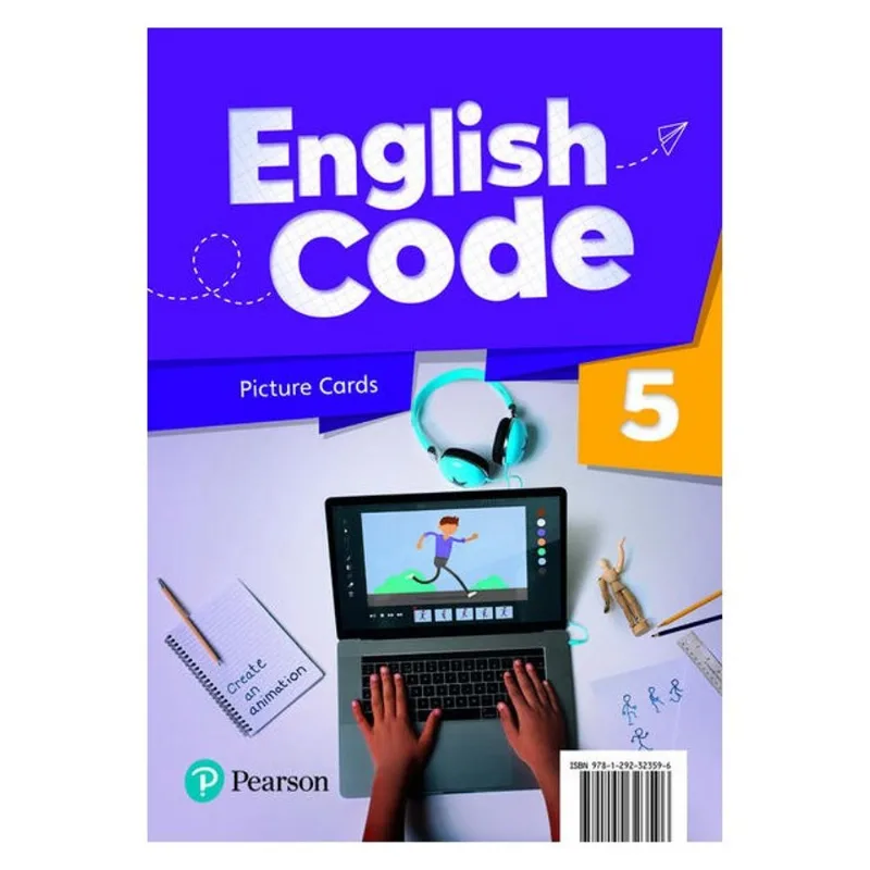 ENGLISH CODE (AE) 5 PICTURE CARDS