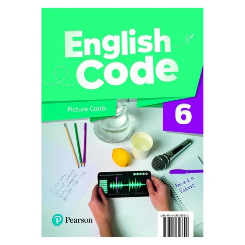 ENGLISH CODE (AE) 6 PICTURE CARDS