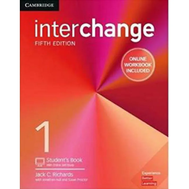 INTERCHANGE 1 - STUDENT'S BOOK WITH ONLINE SELF-STUDY AND ONLINE WORKBOOK - FIFTH EDITION