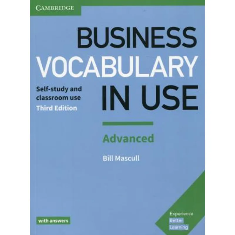 BUSINESS VOCABULARY IN USE ADVANCED - BOOK WITH ANSWERS KEY - THIRD EDITION