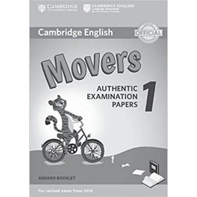 CAMBRIDGE ENGLISH MOVERS 1 - ANSWER BOOKLET
