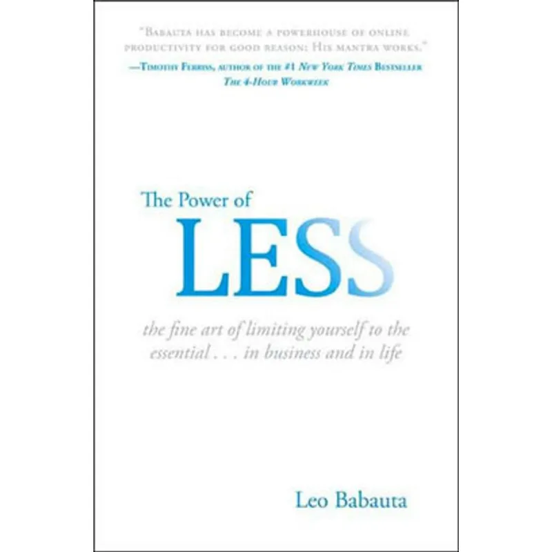 THE POWER OF LESS