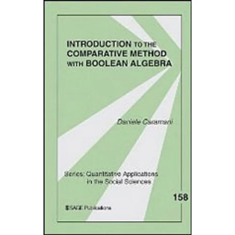 INTRODUCTION TO THE COMPARATIVE METHOD WITH BOOLEAN ALGEBRA