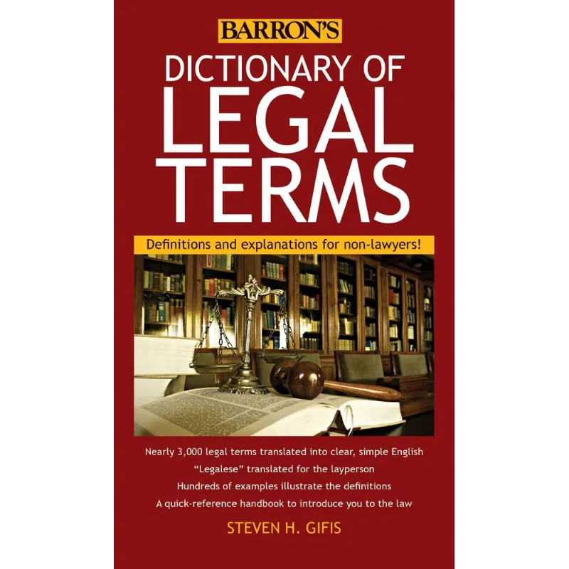 DICTIONARY OF LEGAL TERMS