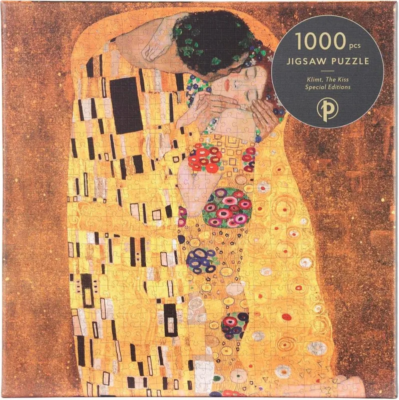 Quebra Cabeça 1000 Peças Klimt The Kiss - LC - Brinquedos