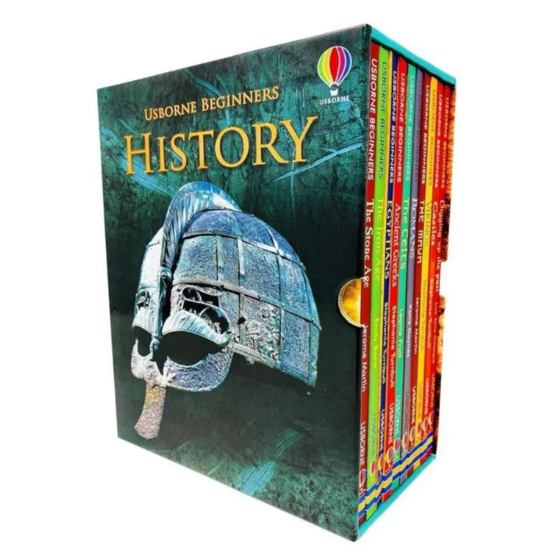 USBORNE BEGINNERS HISTORY 10 BOOKS COLLECTION BOX SET