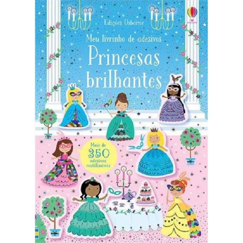 Princesas Brilhantes - Meu Livrinho De Adesivos