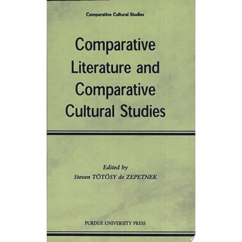COMPARATIVE LITERATURE AND COMPARATIVE CULTURAL ST