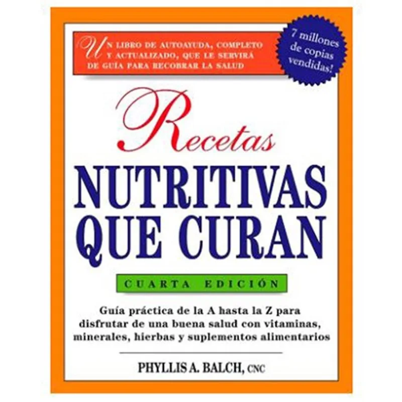Prescrição para cura nutricional - edição espanhola 1 cada da Books & Media (pacote com 4)