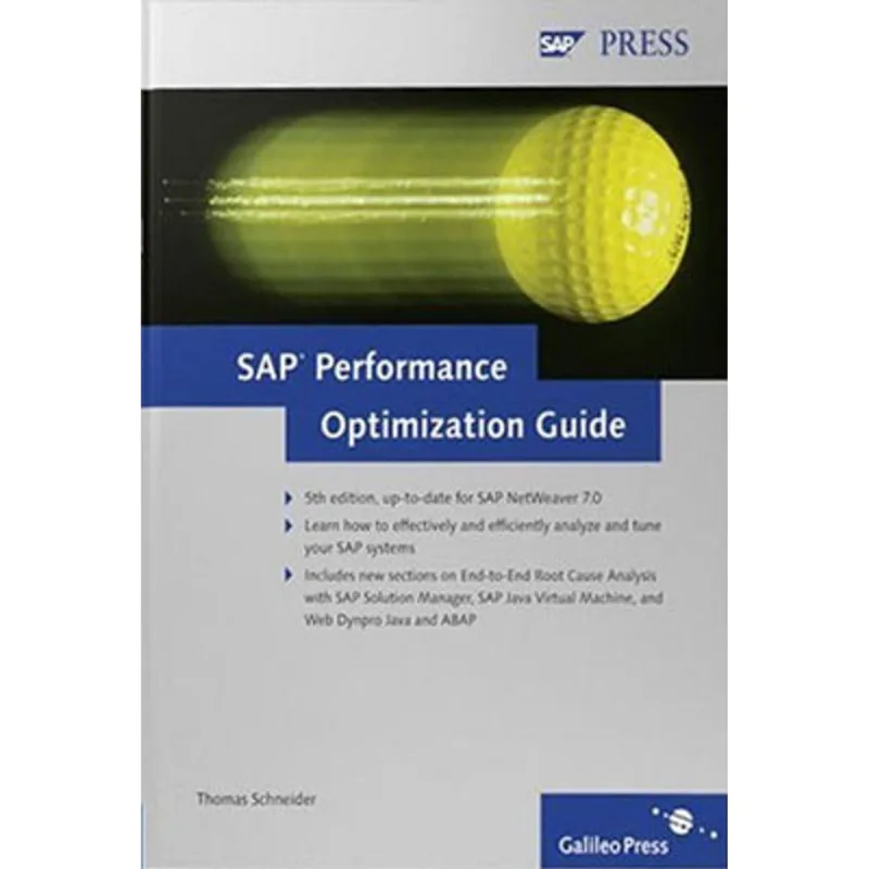 SAP PERFORMANCE OPTIMIZATION GUIDE