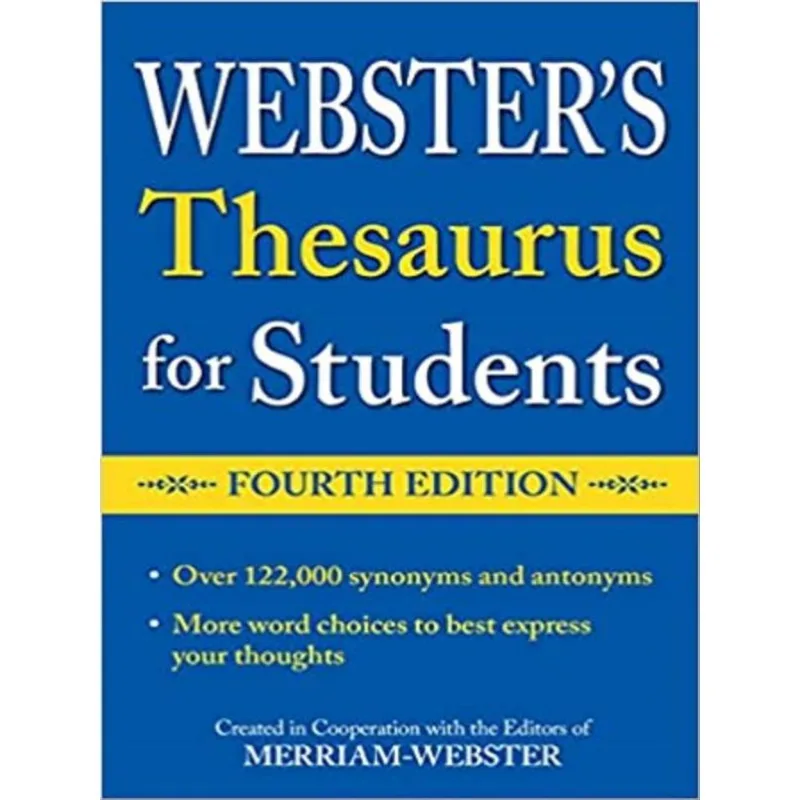 WEBSTER'S THESAURUS FOR STUDENTS