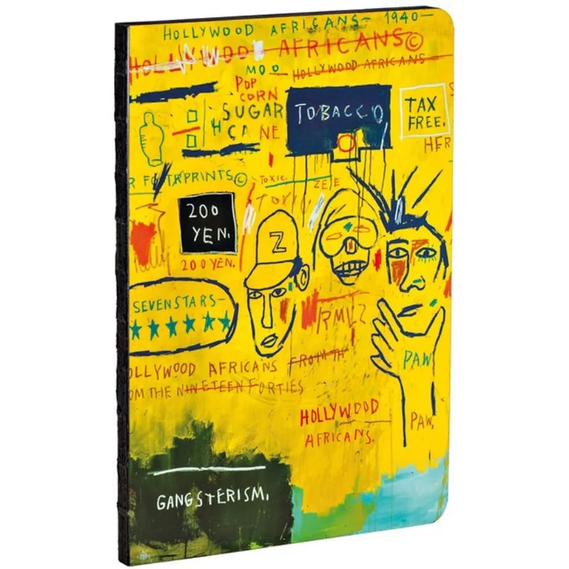 HOLLYWOOD AFRICANS BY JEAN-MICHEL BASQUIAT - A5 NOTEBOOK - 14,60 X 20,90