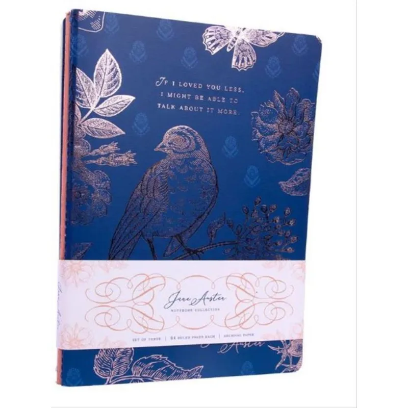 JANE AUSTEN SEWN NOTEBOOK COLLECTION - SET OF 3