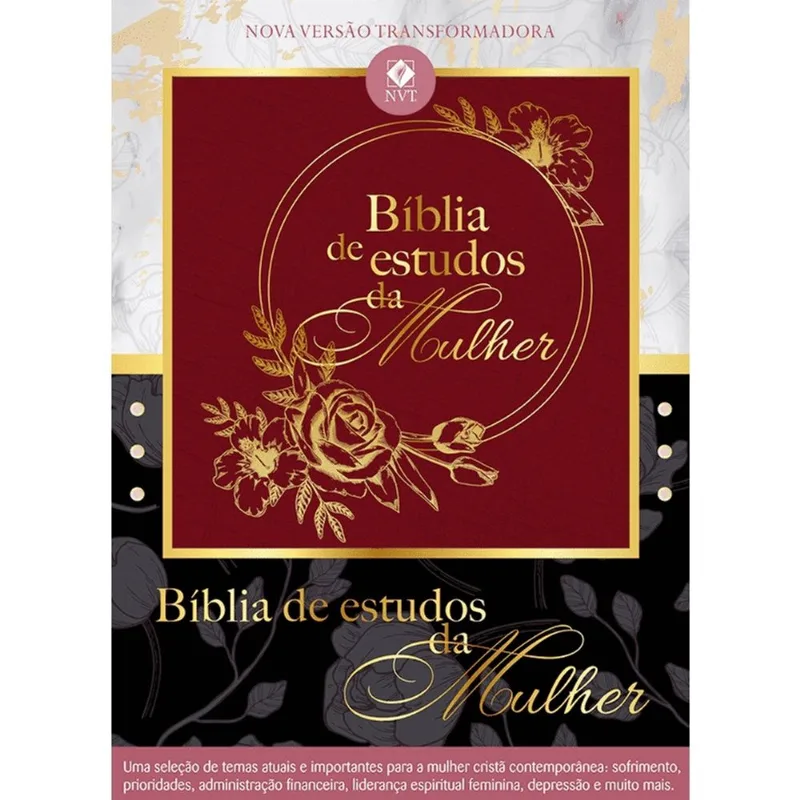 Bíblia De Estudo Da Mulher - Bordo