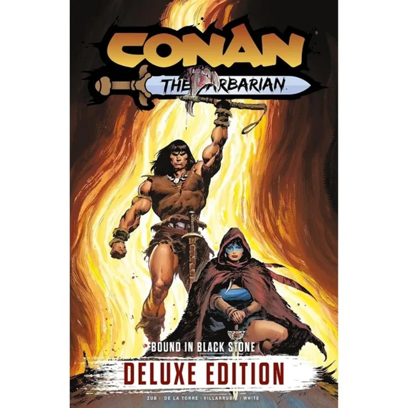 CONAN THE BARBARIAN - BOUND IN BLACK STONE DELUXE EDITION - VOL. 1