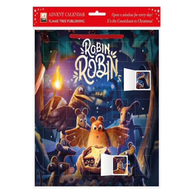 2022 AARDMAN - ROBIN ROBIN - WITH STICKERS - ADVENT CALENDAR 30X30