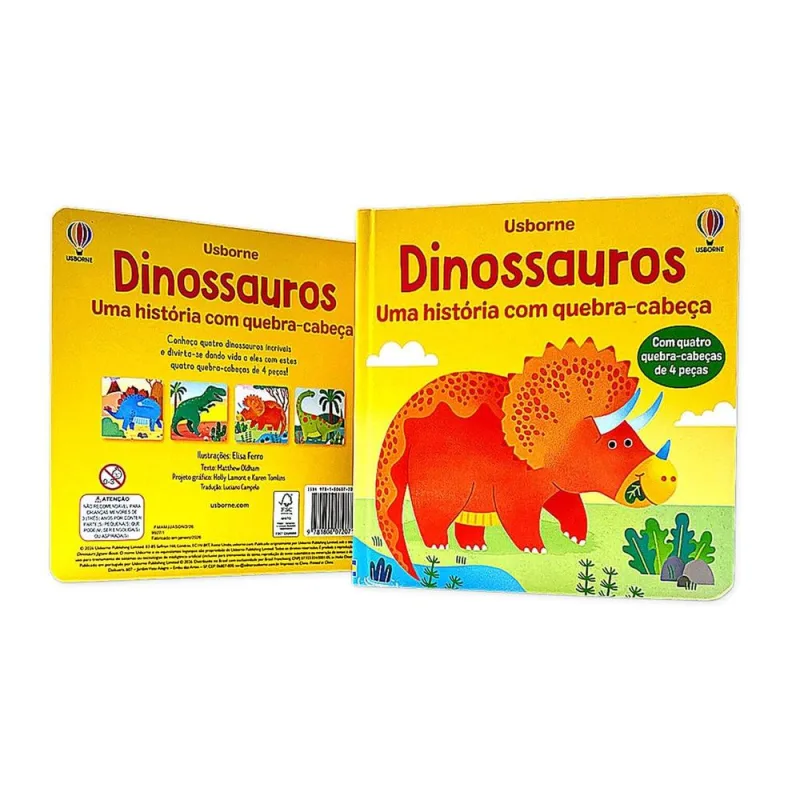Dinossauros - Uma História Com Quebra-Cabeça - LC - Livros