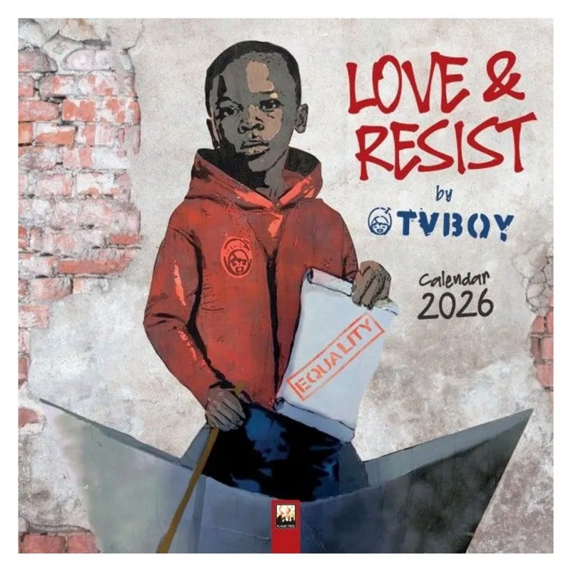 2026 TVBOY - LOVE & RESIST! - WALL CALENDAR