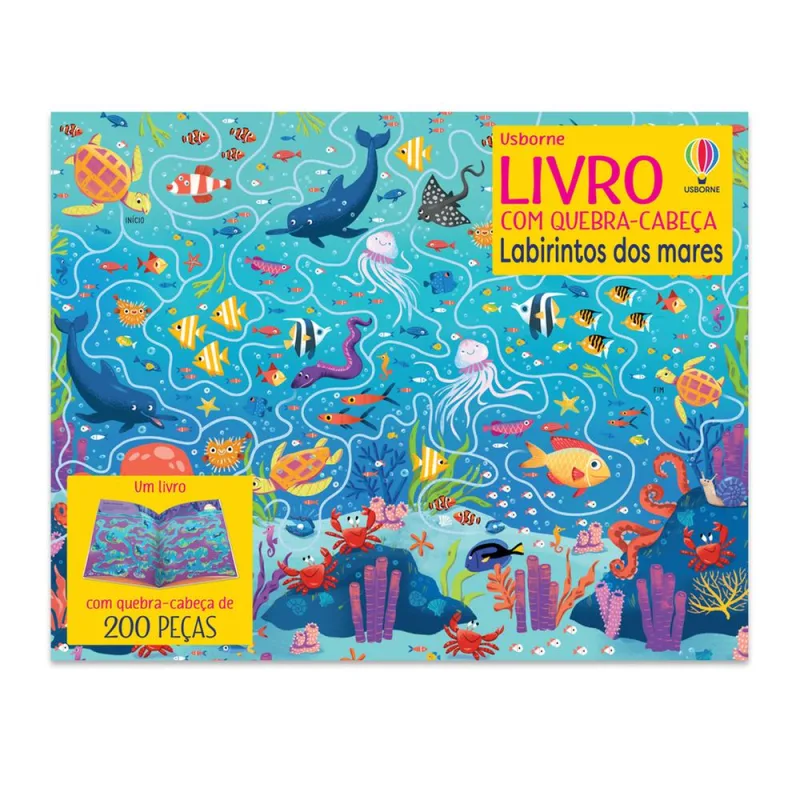 Labirintos Dos Mares: Livro Com Quebra-Cabeça - LC - Livros