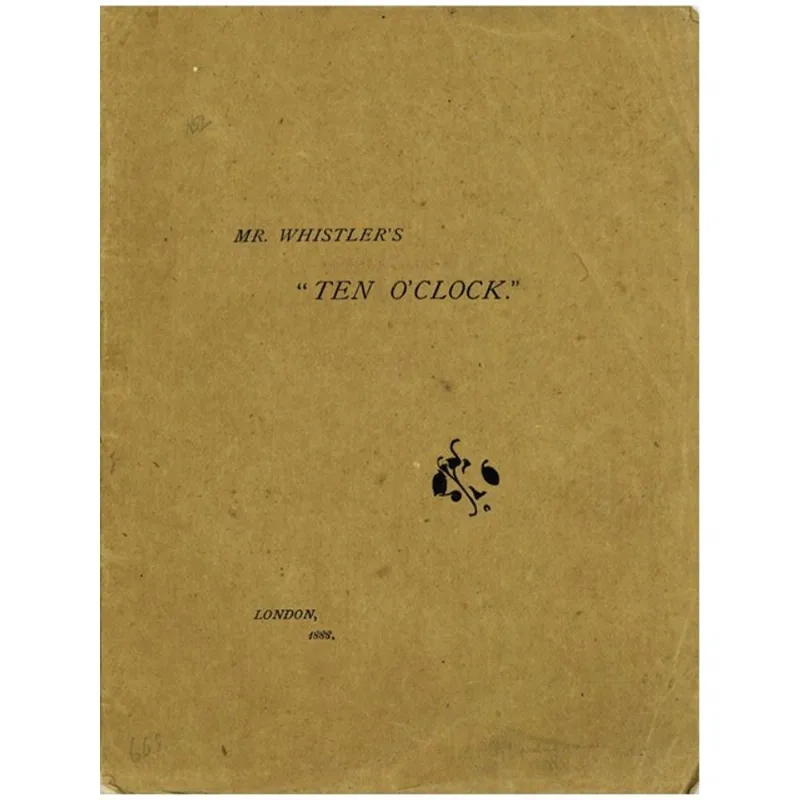 MR. WHISTLER S TEN O CLOCK
