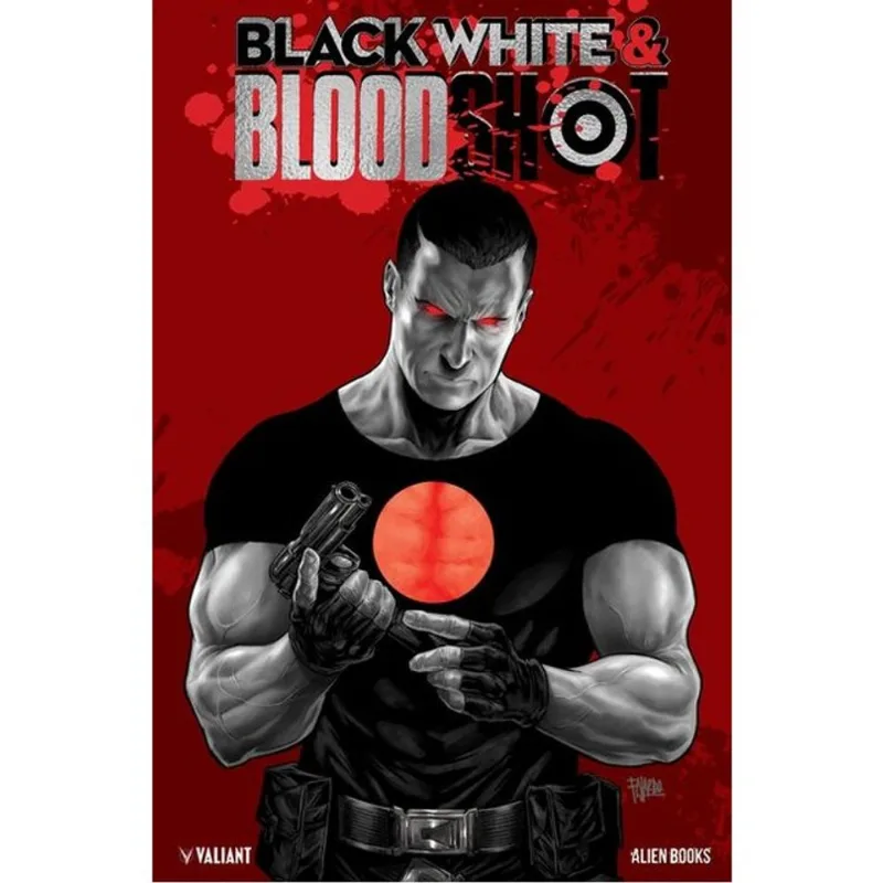 BLACK, WHITE & BLOODSHOT