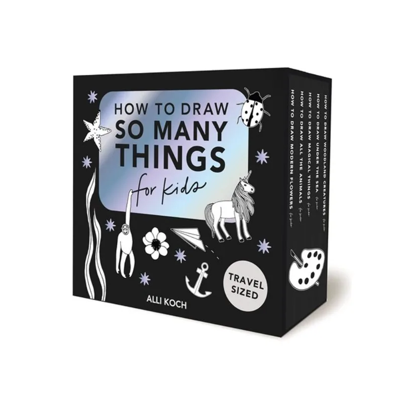 SO MANY THINGS - A BOX SET OF 5 HOW-TO-DRAW BOOKS FOR KIDS